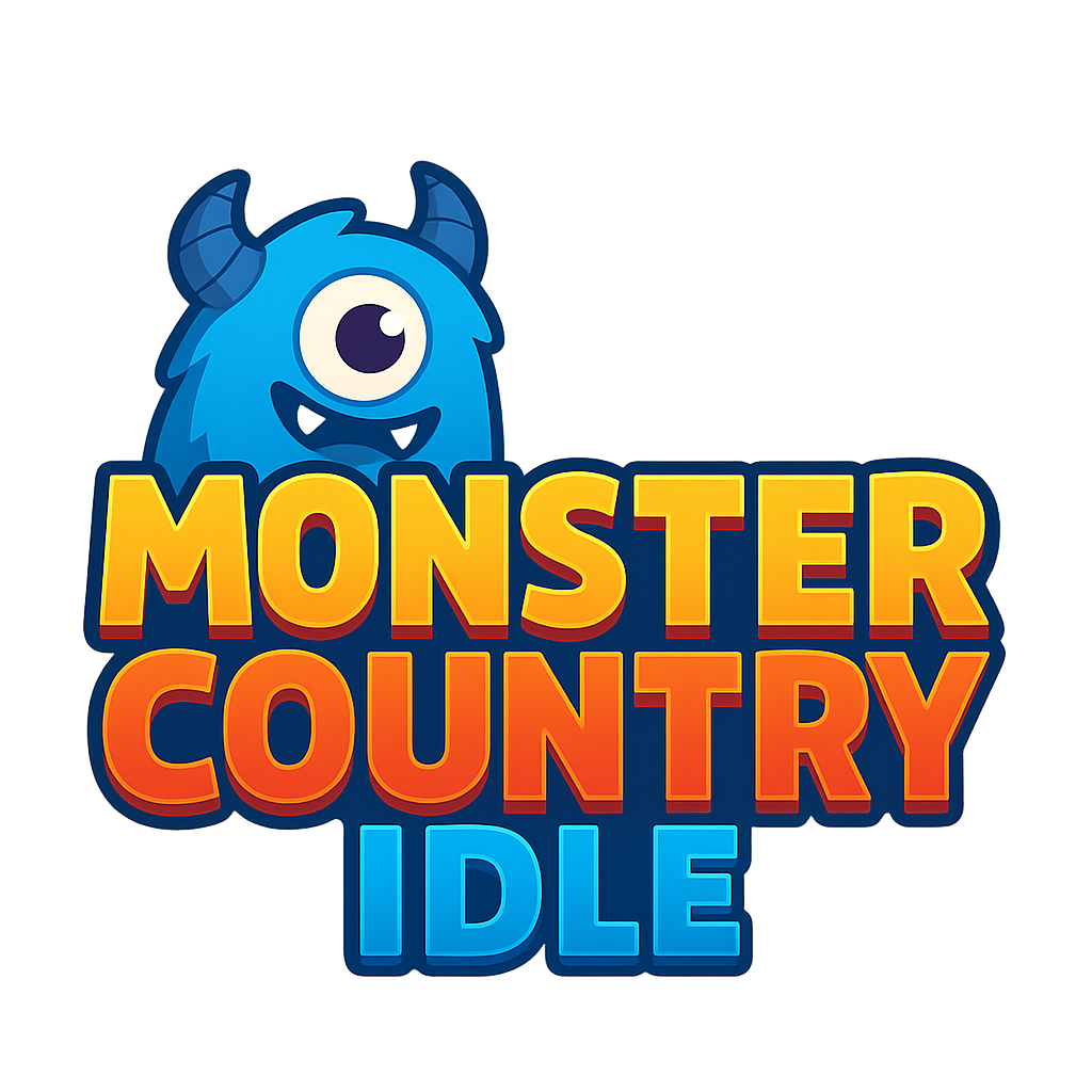 Monster Idle Tycoon Country Logo
